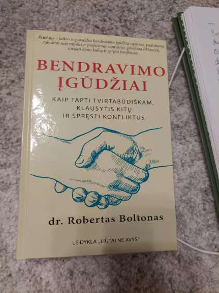 Bendravimo įgudžiai - Robertas Boltonas , knyga 1