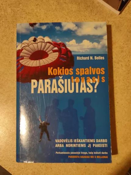 Kokios spalvos tavasis parašiutas?