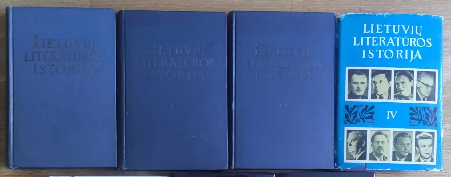 Lietuvių literatūros istorija (III dalys)