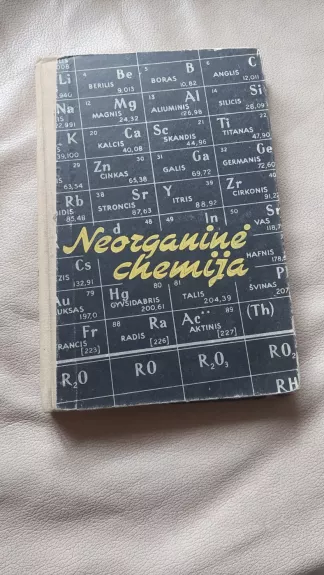 Neorganinė Chemija - J. Chodakovas, S. Šapovalenka, D. Epšteinas, knyga