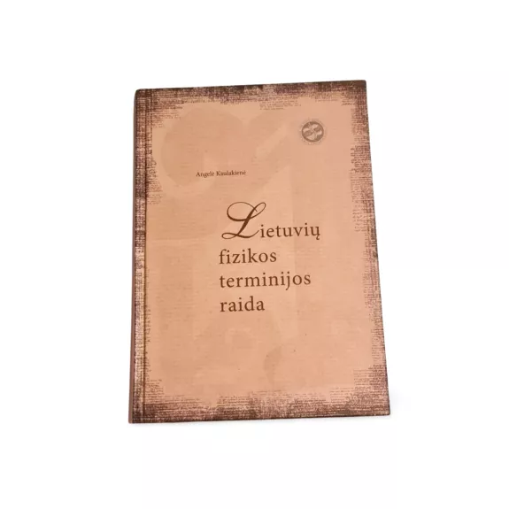 Lietuvių fizikos terminijos raida