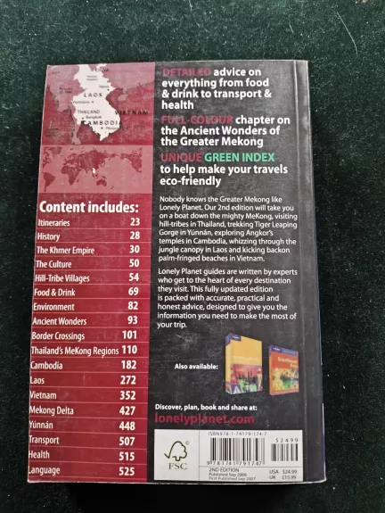 Vietnam, Cambodia, Laos &amp; the Greater Mekong - Planet Lonely, knyga 1