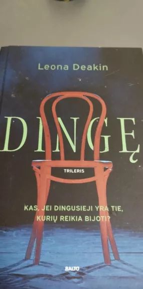 DINGĘ. Kriminalinė psichologė ir privatus seklys tiria dingusių žmonių bylą.