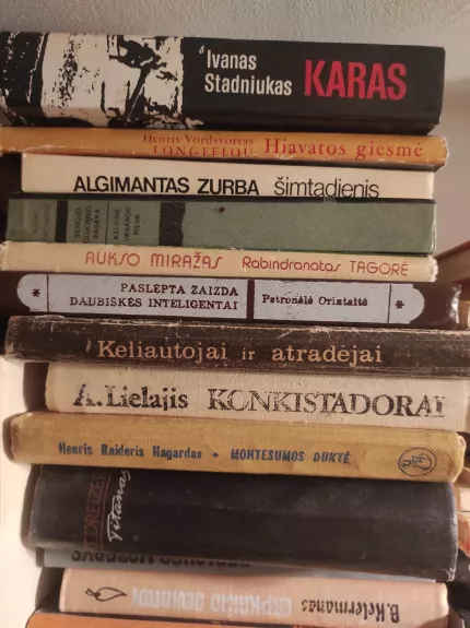 20vnt 5vairiu  knygu lietuviu kalba uz 4.50e