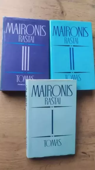 Maironis raštai 1,2,3 -  Maironis, knyga