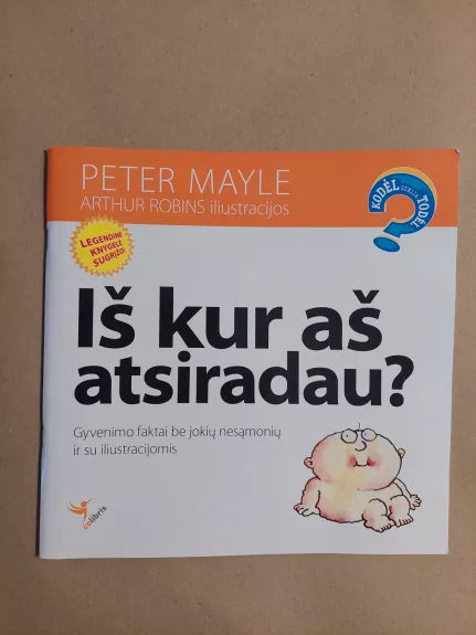 Iš kur aš atsiradau? - Peter Mayle, knyga
