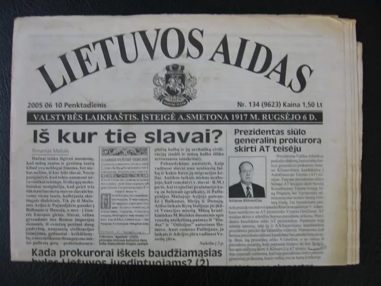 Lietuvos aidas 2005 06 10