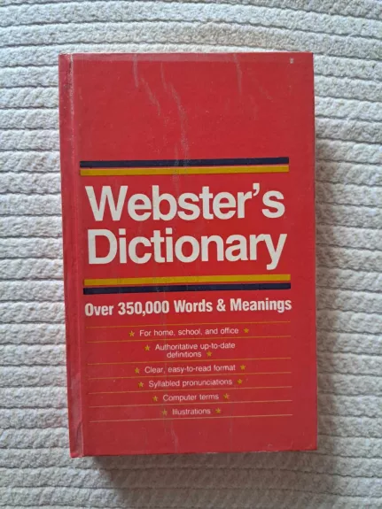 Webster's dictionary