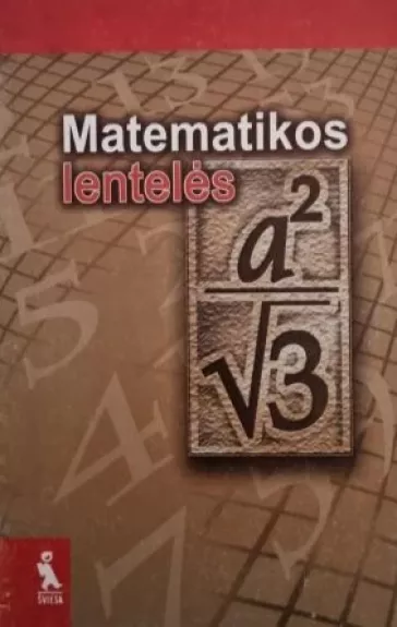 Matematikos lentelės