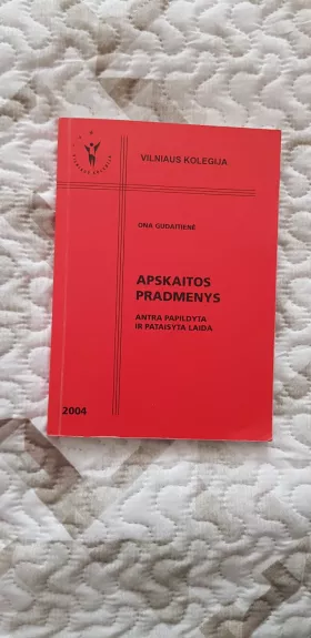 Apskaitos pradmenys: mokomoji knyga - Ona Gudaitienė, knyga