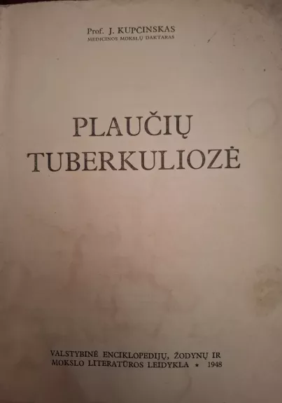 Plaučių tuberkuliozė