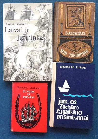 Laivai ir jūrininkai; Seni jūrininkai; Jungos ir piratai; Jungos Zacharo Zagadkino prisiminimai