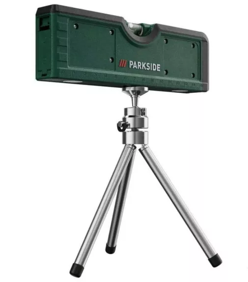 Lazerinis gulsčiukas su trikoju stovu Parkside