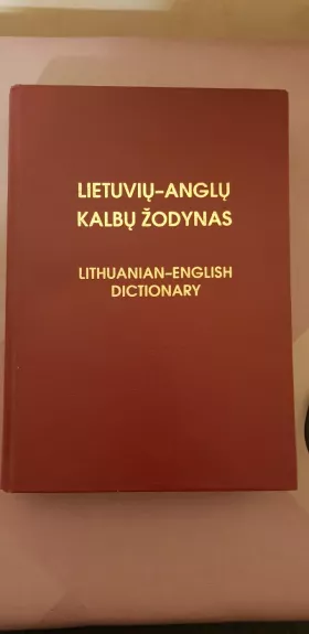 Lietuvių-anglų kalbų žodynas