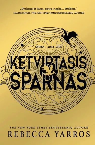 Empirėjus (1 knyga). Ketvirtasis sparnas. Skrisk arba mirk (Maginė fantastika paaugliams) - Rebecca Yarros, knyga