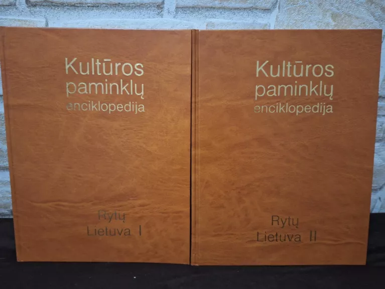 Kultūros paminklų enciklopedija (rytų Lietuva I tomas ir rytų Lietuva II tomas) - Autorių Kolektyvas, knyga 1