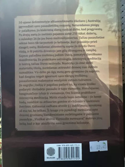 Visiškai atvirai. Vienuolio memuarai