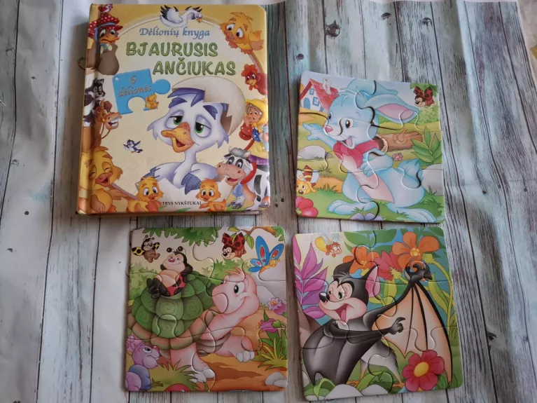 Bjaurusis ančiukas. Dėlionių knyga