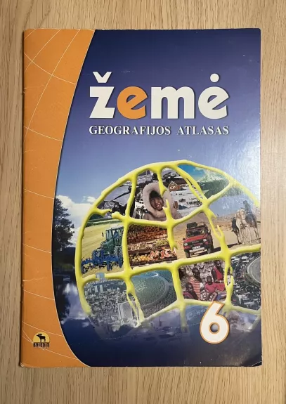 Žemė geografijos atlasas 6 klasė - Autorių Kolektyvas, knyga