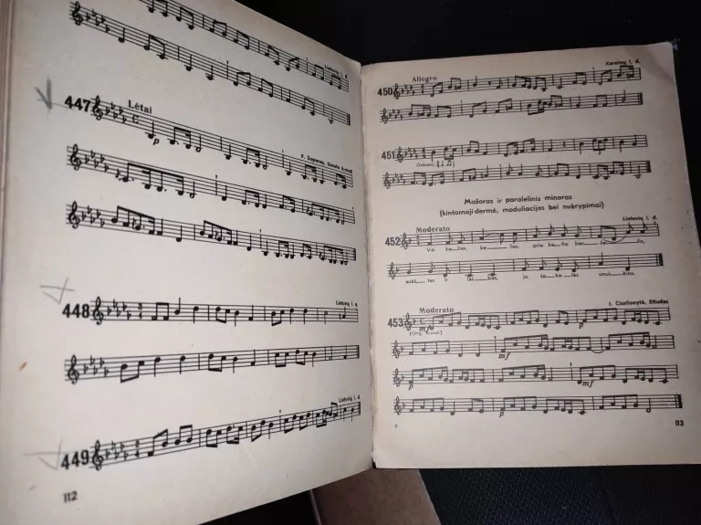 Solfedžio - Rimtautas Kašponis, knyga 1