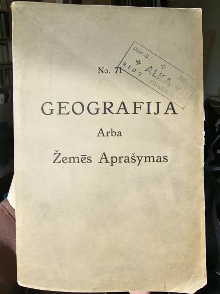 Geografija, arba žemės aprašymas