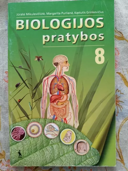 Biologijos pratybos 8 - Autorių Kolektyvas, knyga