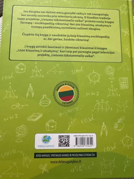 Lietuvos tūkstantmečio vaikai. 500 įdomiausių klausimų. - Autorių Kolektyvas, knyga 1