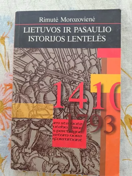 Lietuvos ir pasaulio istorijos lentelės