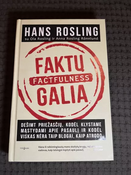 Faktų galia - Hans Rosling, knyga 1