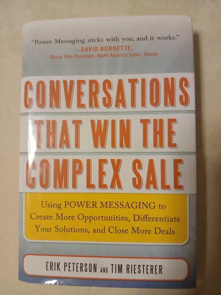 Conversations that win the complex sale