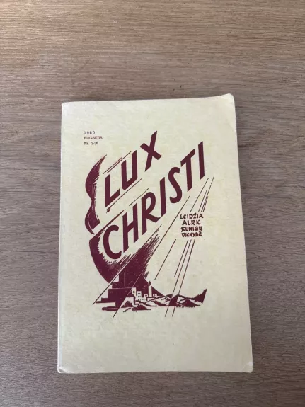 Lux Christi 1960 m. Rugsėjis. Nr 3-36