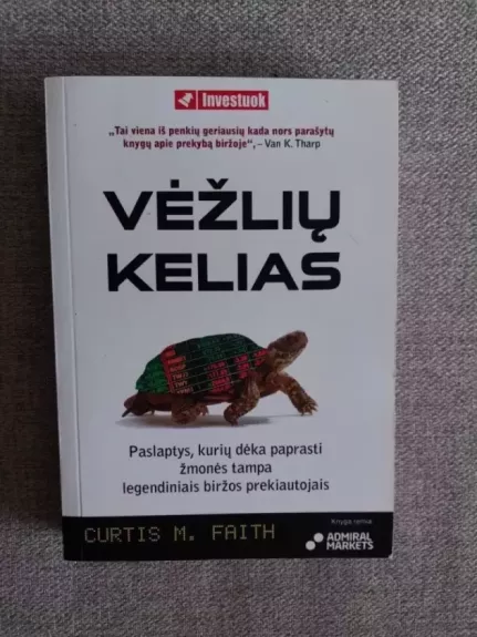 Vėžlių kelias: paslaptys, kurių dėka paprasti žmonės tampa legendiniais biržos prekiautojais - Curtis M. Faith, knyga