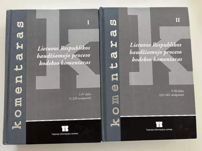 Lietuvos Respublikos baudžiamojo proceso kodekso komentaras (2 tomai) - Gintaras Goda, knyga