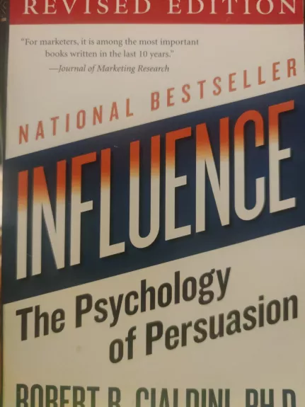 Influence. The Psychology of Persuasion - Robert B. Cialdini, knyga 1