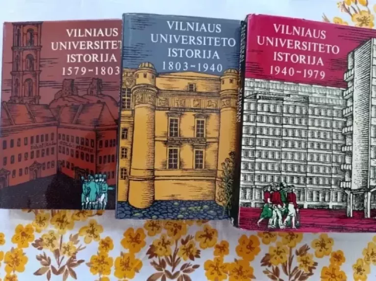 Vilniaus universiteto istorija (3 tomai)
