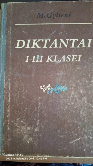 Diktantai 1-3 klasei