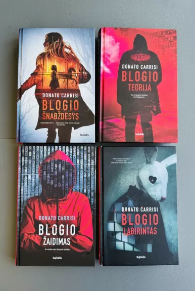 Blogio šnabždesys + Blogio teorija + Blogio labirintas + Blogio žaidimas - Donato Carrisi, knyga 1