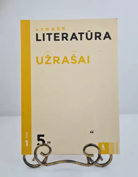 Literatūra. Užrašai 5 klasei, 1 dalis