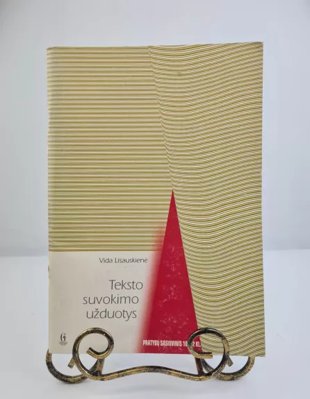 Teksto suvokimo užduotys 10-12 klasei - Vida Lisauskienė, knyga