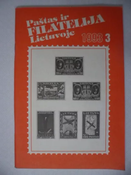 Paštas ir filatelija Lietuvoje 1993/3