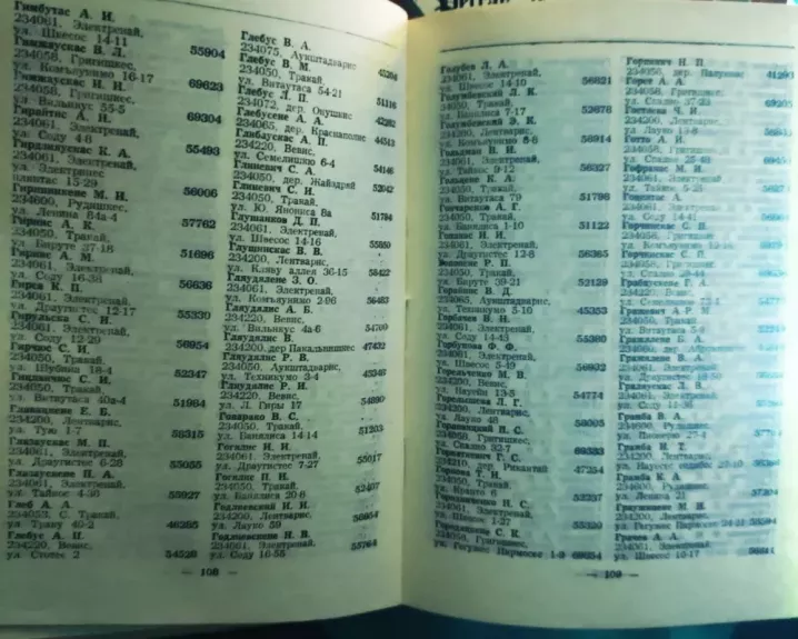 Trakų rajono telefono abonentų sąrašas 1983 metai - Autorių Kolektyvas, knyga 1