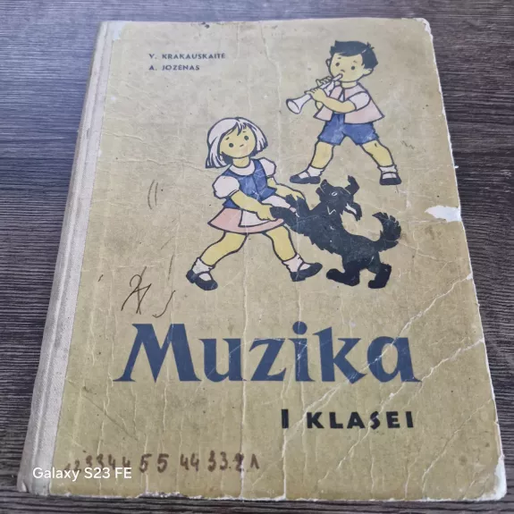 Muzika I klasei - V. Krakauskaitė, A.  Jozėnas, knyga