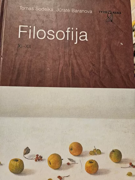 Filosofija XI-XII kl. - Jūratė Baranova, knyga
