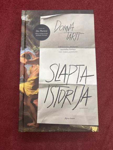 Slapta istorija - Donna Tartt, knyga