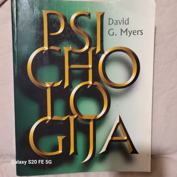 Psichologija David G.Myers - David G.Myers, knyga 1