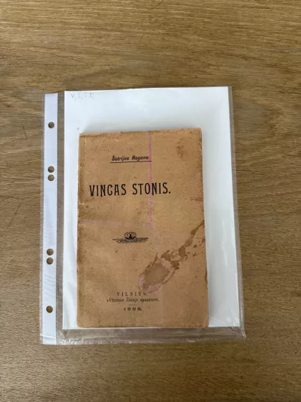 Vincas Stonis 1906 - Šatrijos Ragana, knyga 1