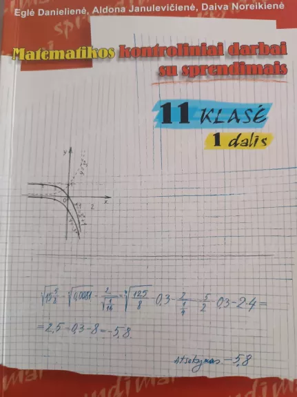 Matematikos kontroliniai darbai su sprendimais (1 dalis) - Eglė Danielienė, Aldona  Janulevičienė, Daiva  Noreikienė, knyga