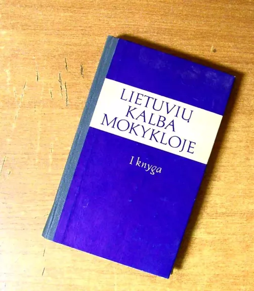 Lietuvių kalba mokykloje I
