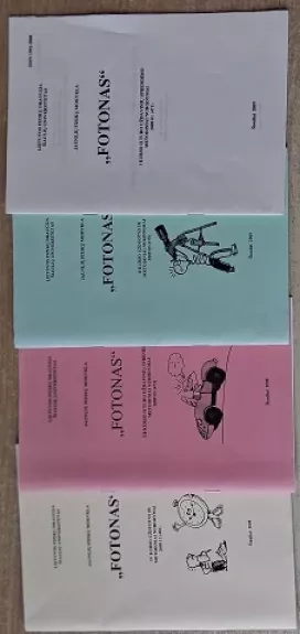 Jaunųjų fizikų mokykla „Fotonas“ 2009 m. Nr. 1 (471), 3 (473), 9 (479), 11 (481) - Violeta Šlekienė, Loreta Ragulienė, Saulius Pelanskis, Adomas Neimontas, Vacys Jankus, knyga