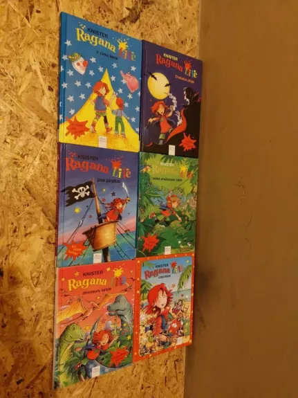 Raganos Lilės knygų serija. 6 knygos